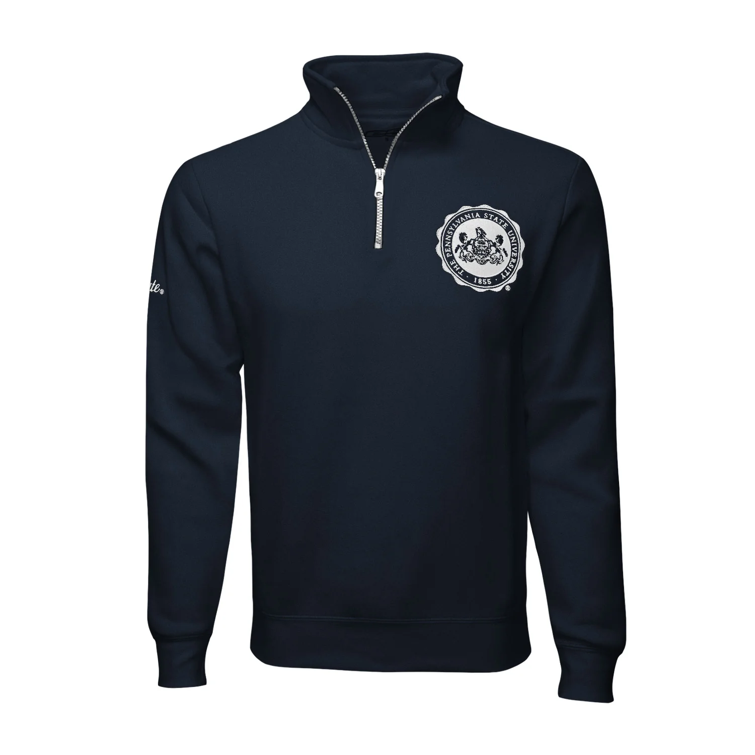 Penn State University Seal Quarter Zip Fleece Pullover - Image 2