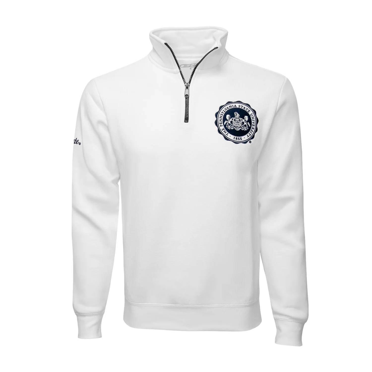 Penn State University Seal Quarter Zip Fleece Pullover - Image 3