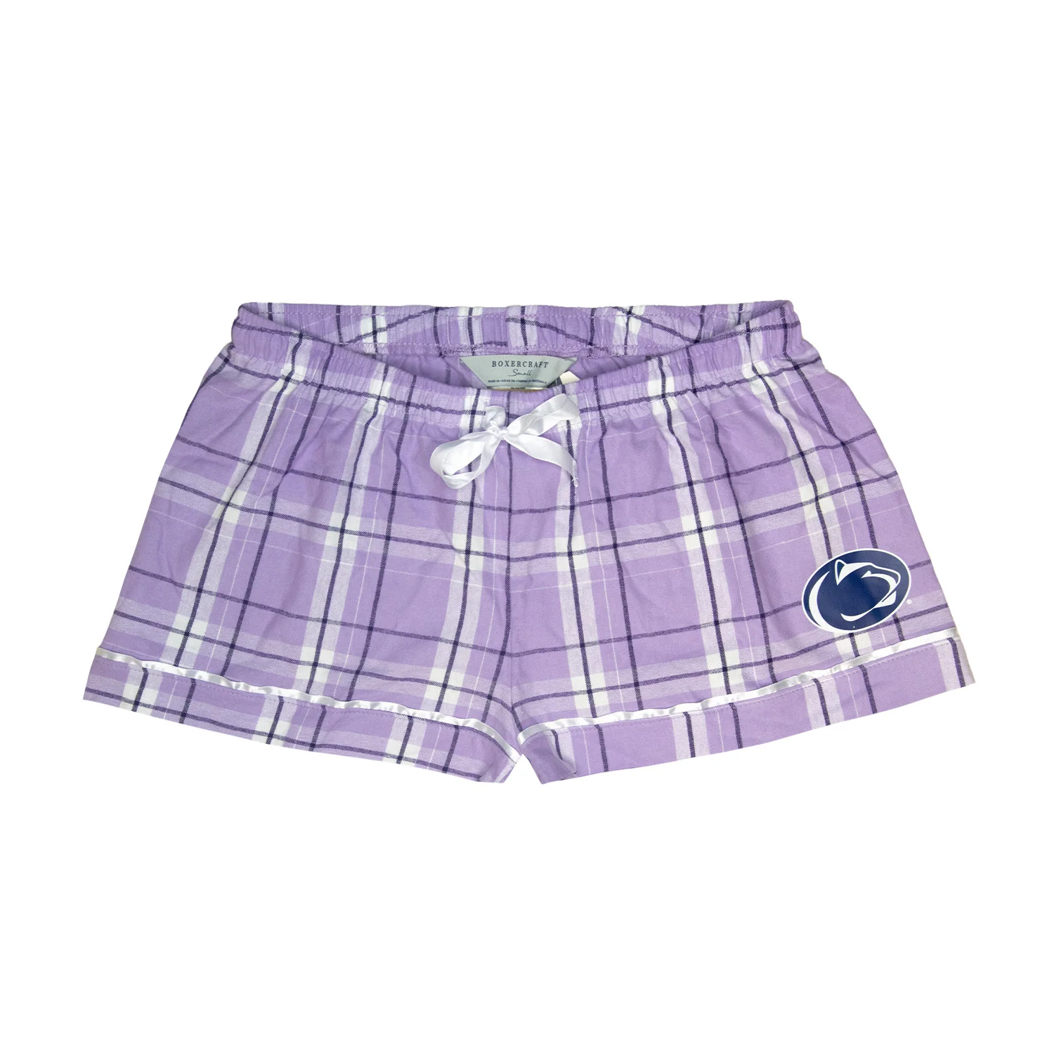 Penn State Women's Flannel Sleep Shorts - Image 4
