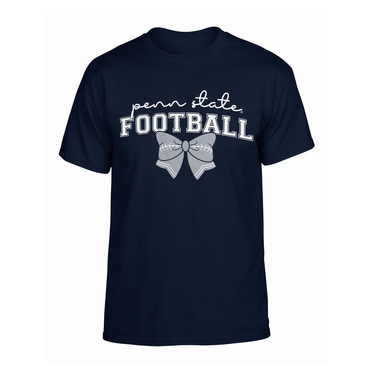 Penn State Women's Football Bow T-Shirt - Image 2
