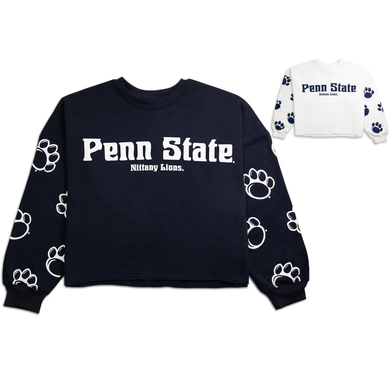 Penn State Women's Midi Paws Crew Sweatshirt