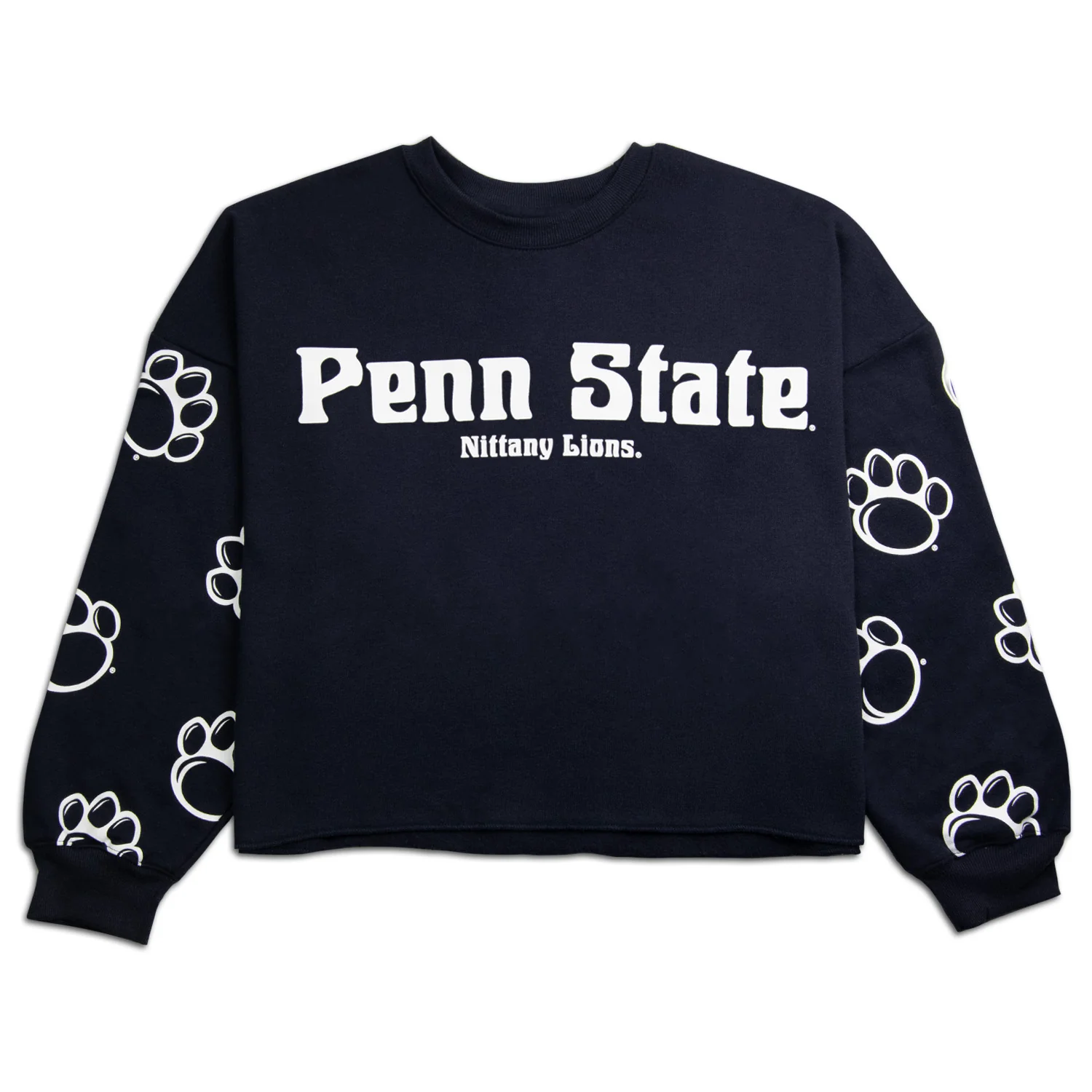 Penn State Women's Midi Paws Crew Sweatshirt - Image 3