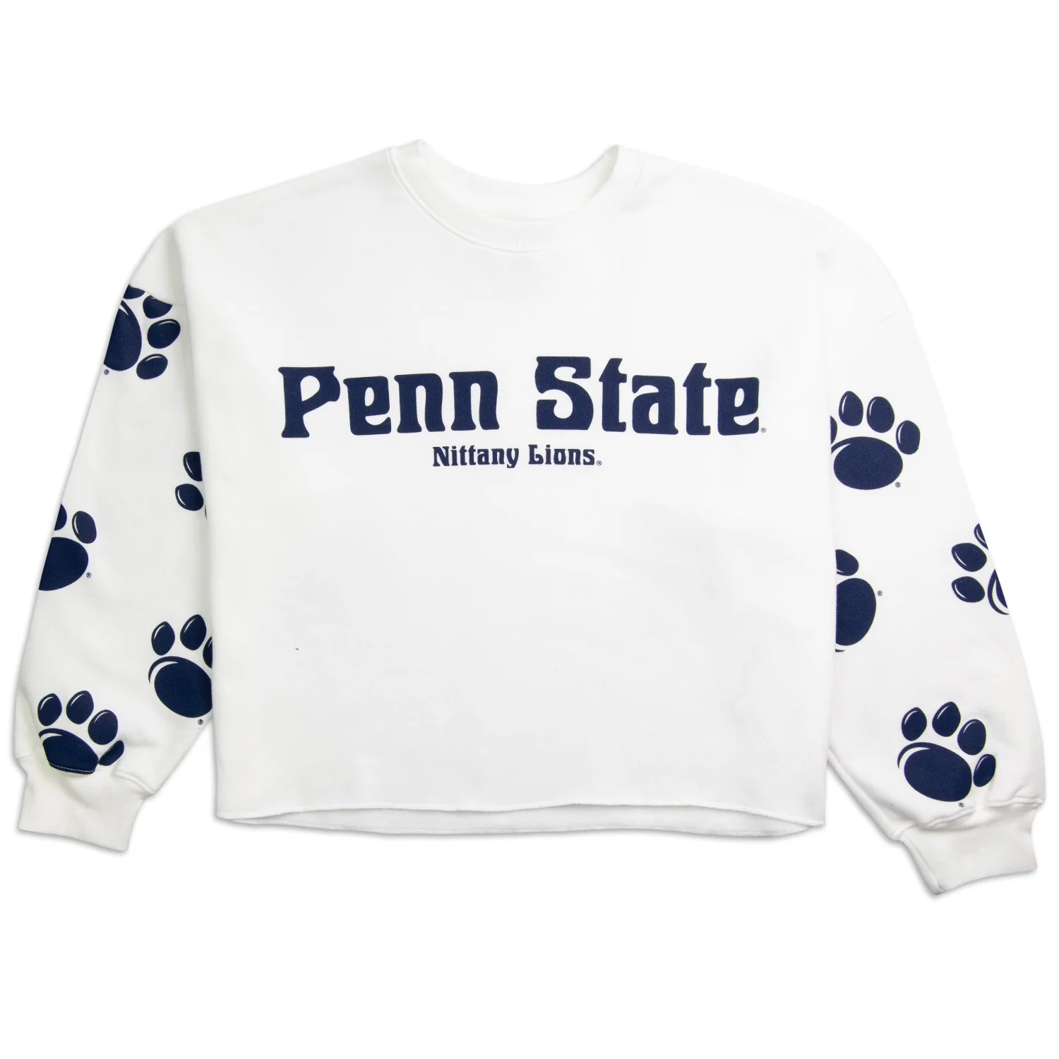 Penn State Women's Midi Paws Crew Sweatshirt - Image 4