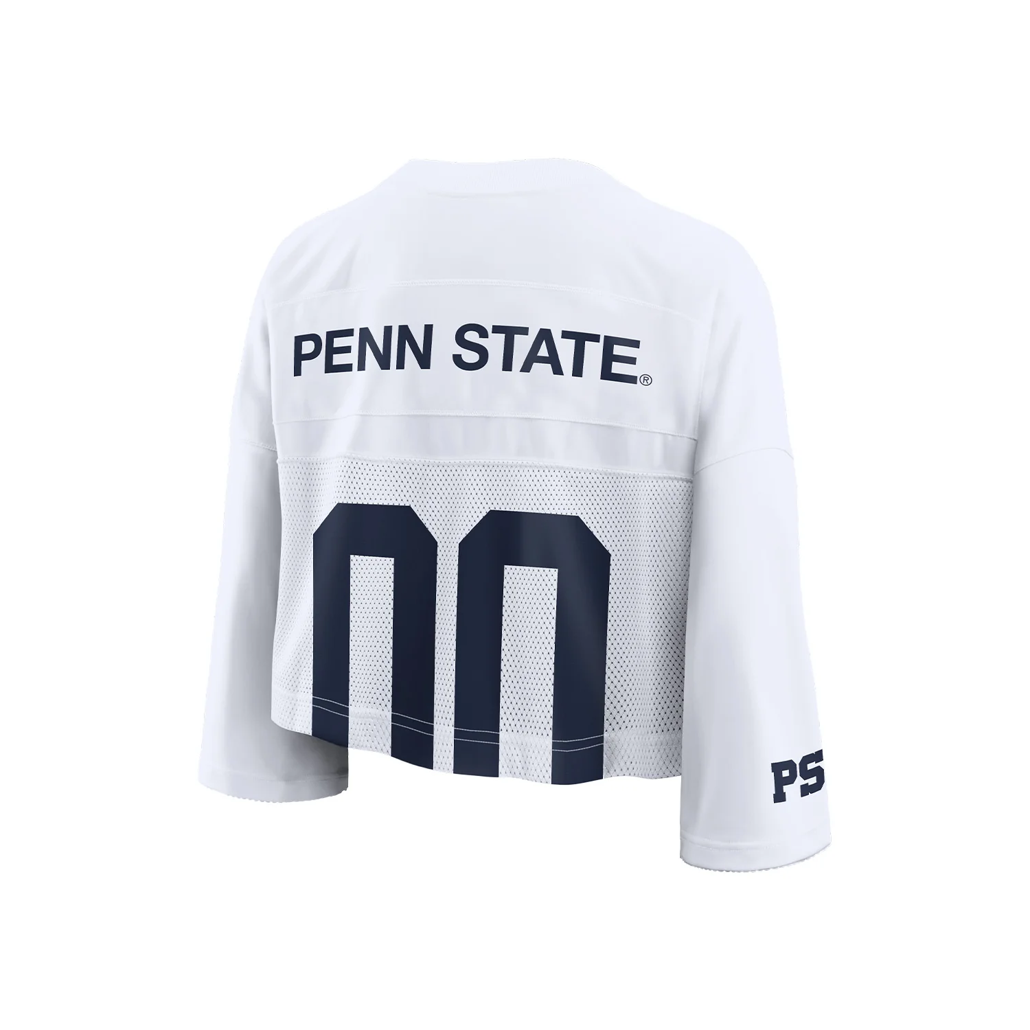 Penn State Women's Nike Cropped Football Jersey - Image 5