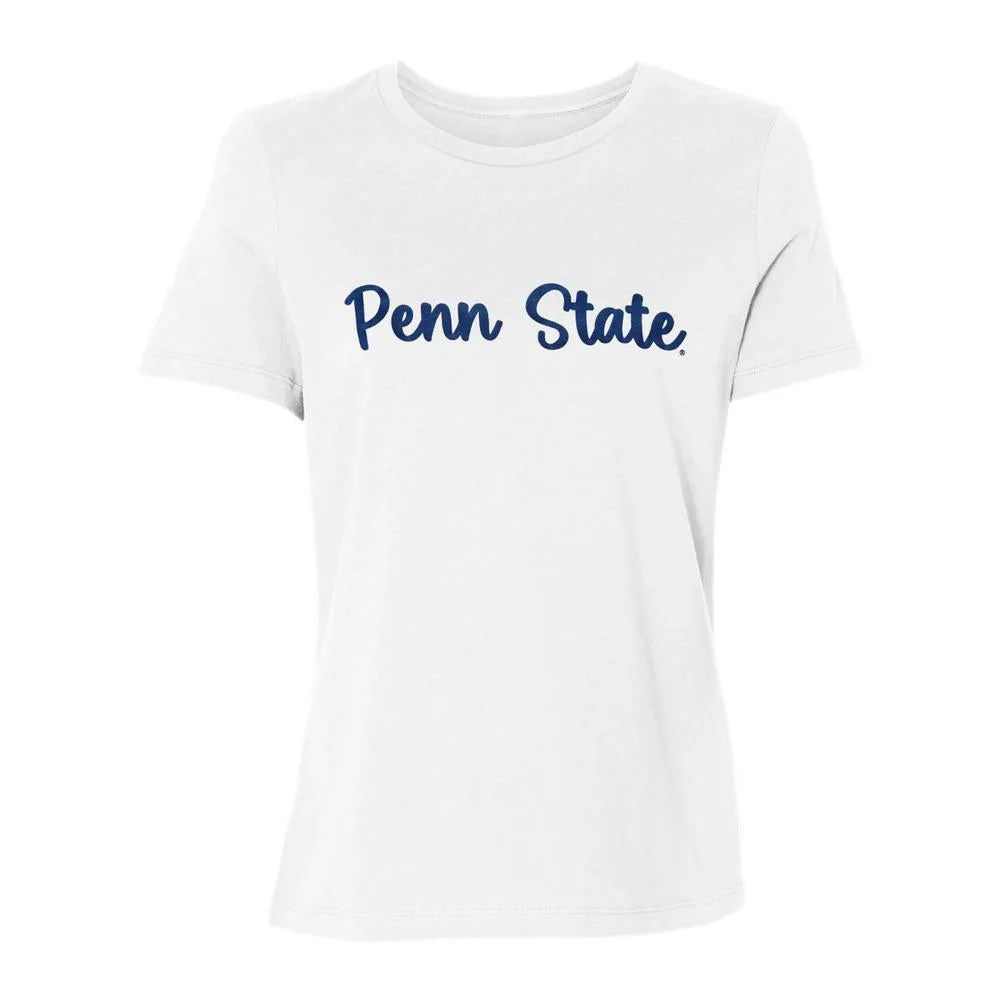 Penn State Women's Puff Print Script T-Shirt - Image 3