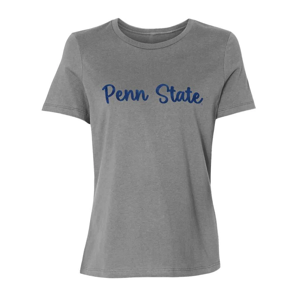 Penn State Women's Puff Print Script T-Shirt - Image 4
