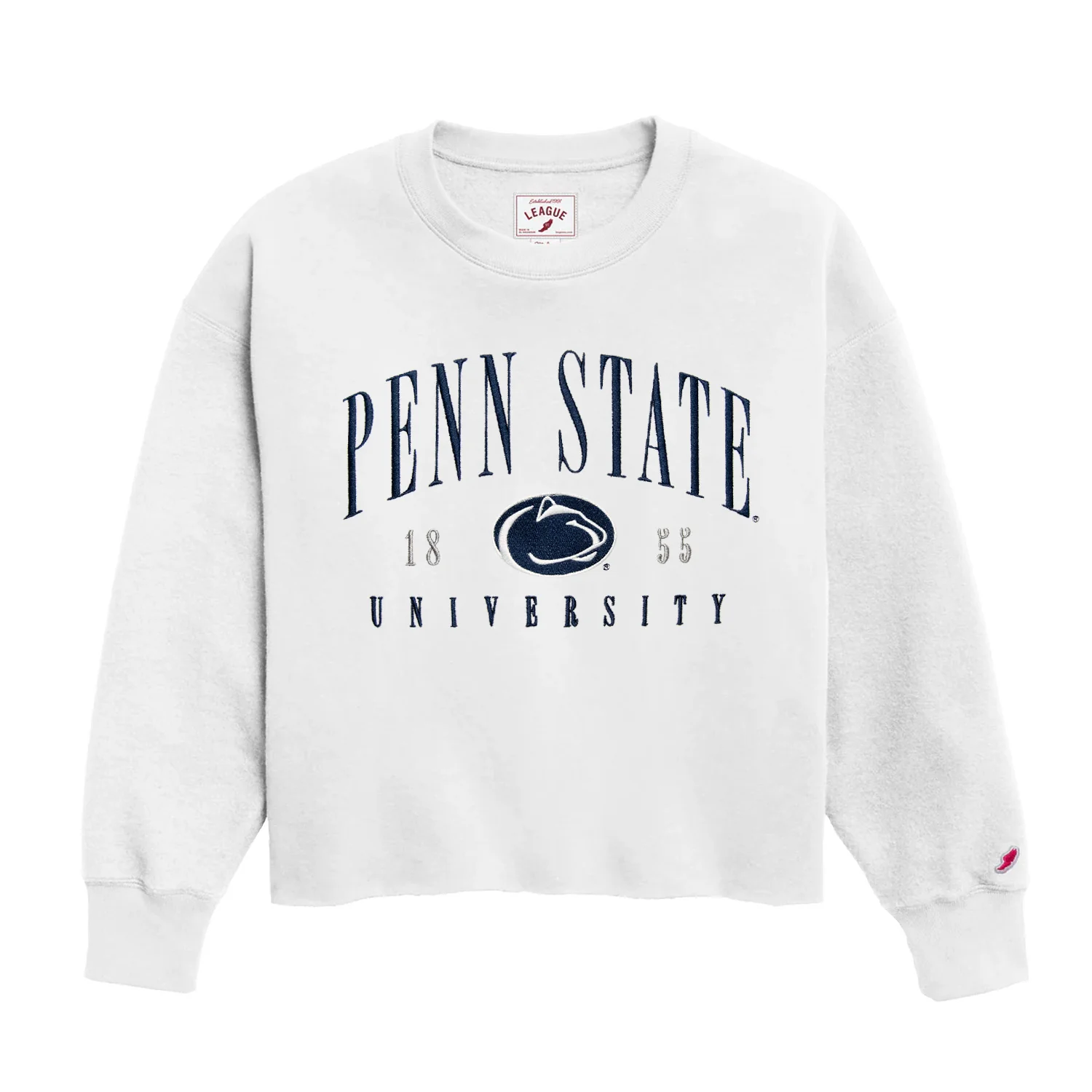 Penn State Women's Reverse Fleece Crew Sweatshirt - Image 3