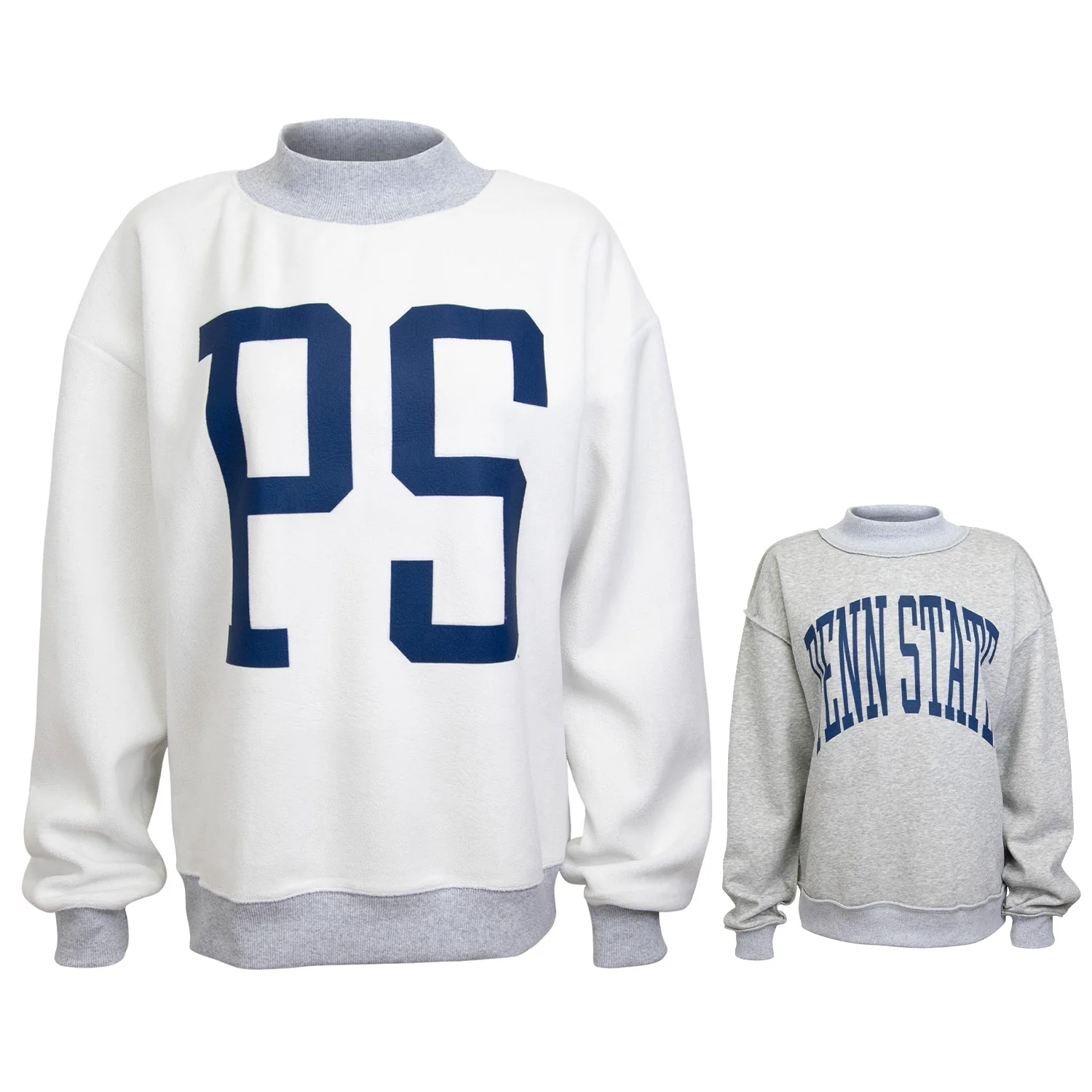 Penn State Women's Reversible Mock-Neck Sweatshirt