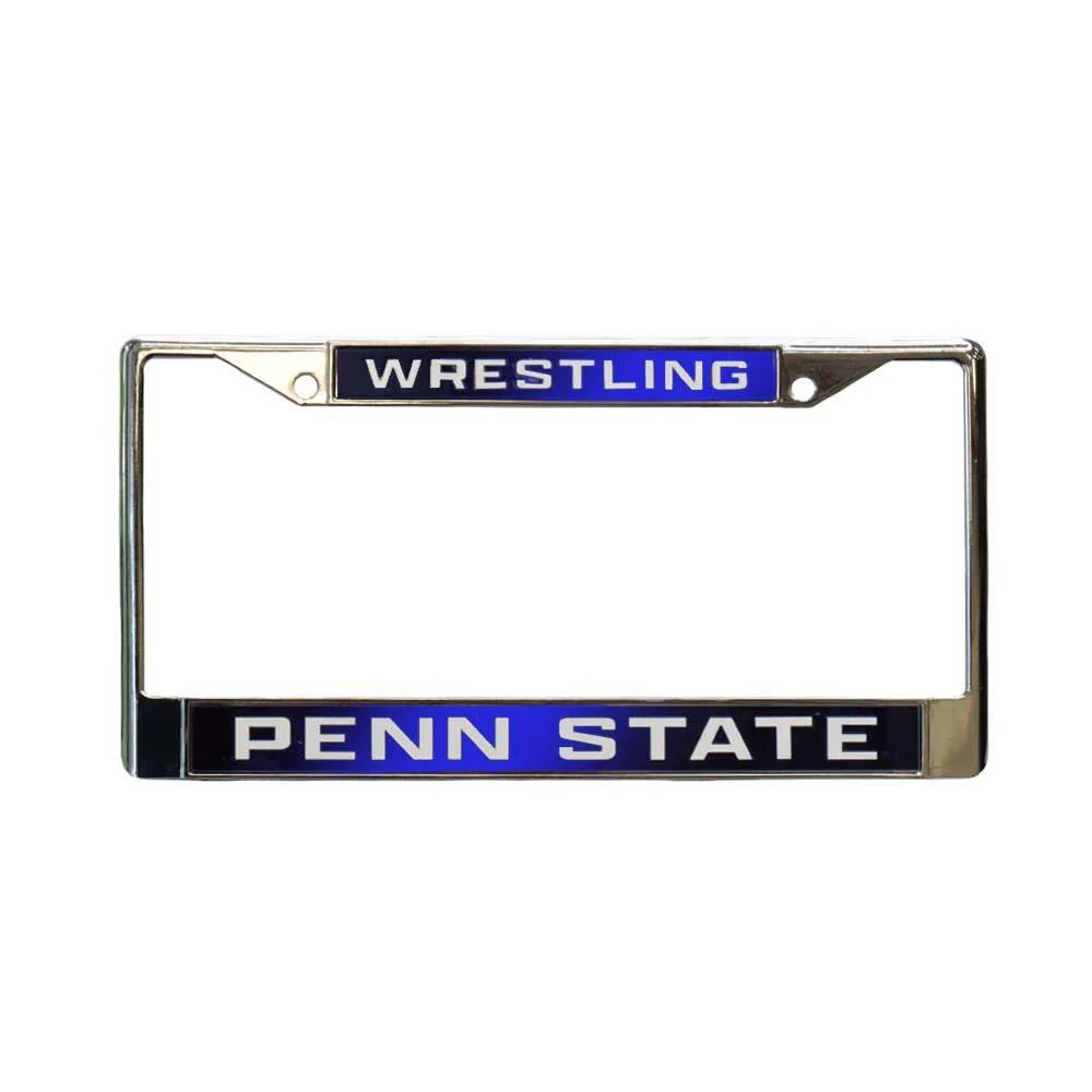 Penn State Wrestling Acrylic License Plate Frame - Image 2