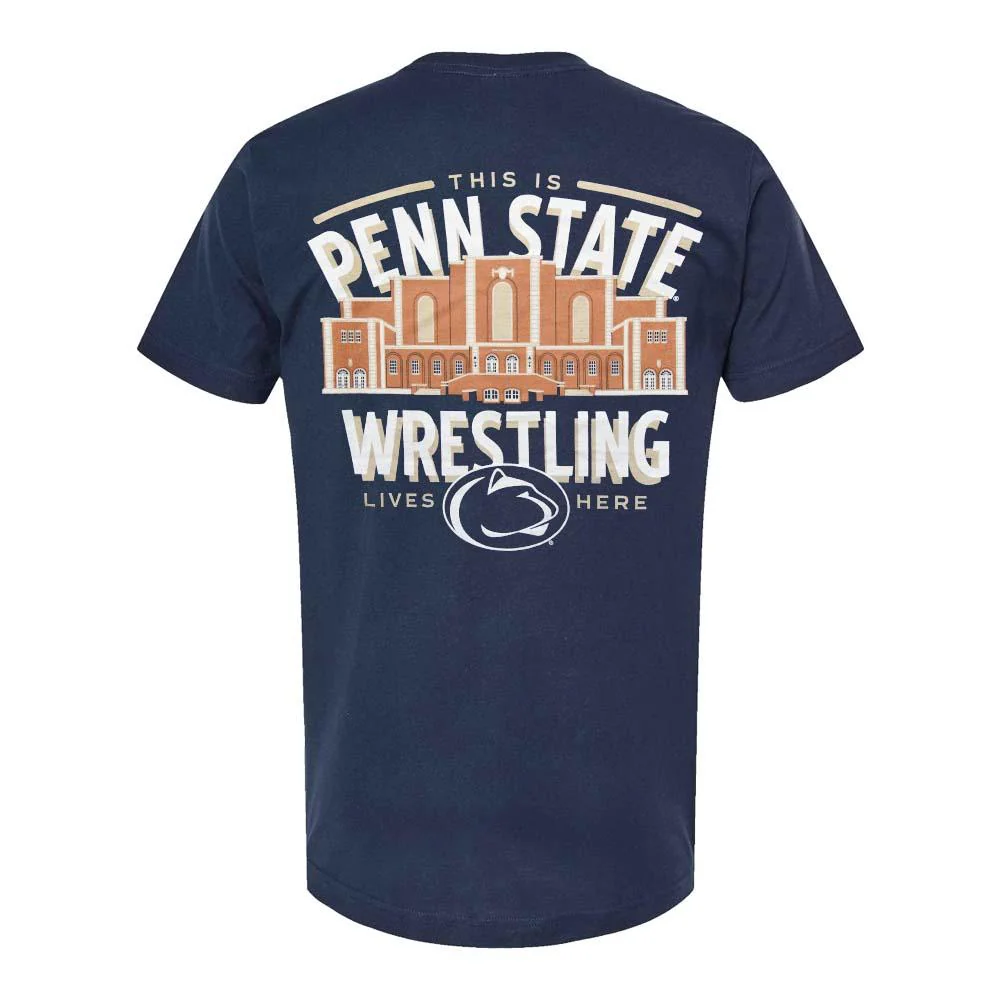 Penn State Wrestling Lives Here T-Shirt - Image 3