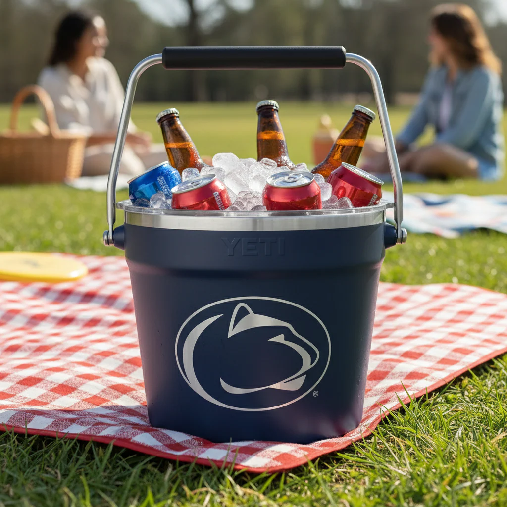 Penn State Yeti Beverage Bucket With Lid - Image 2