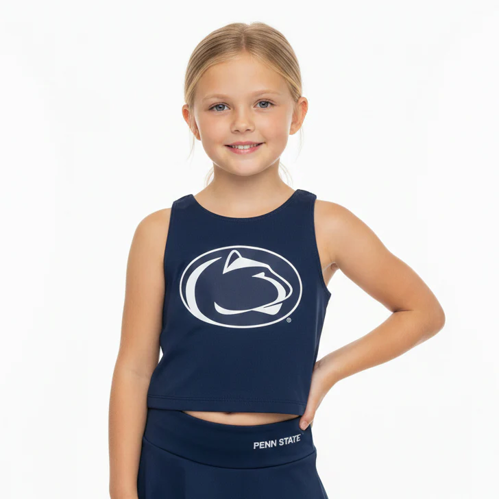 Penn State Youth 2nd Down Girls Tank Top - Image 2