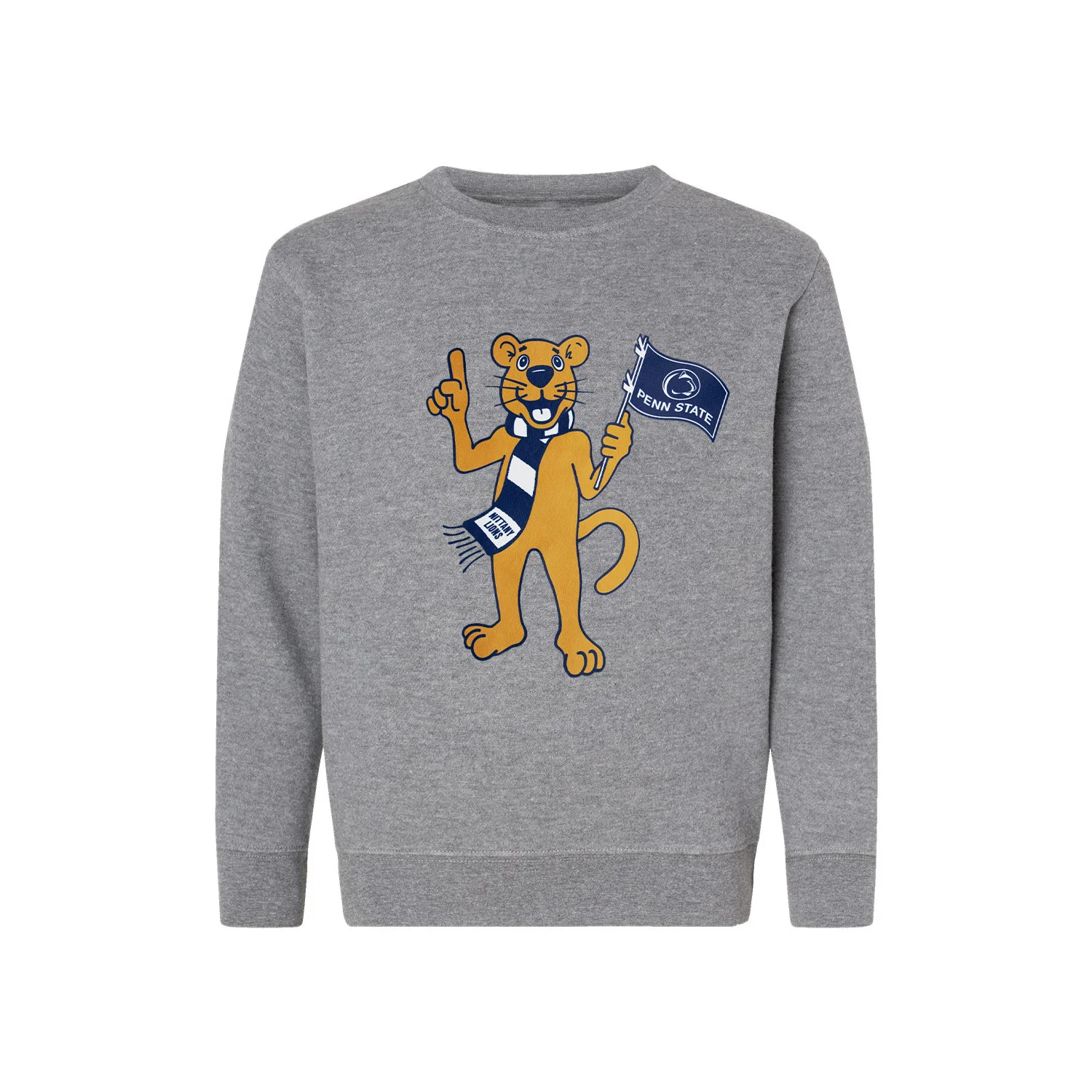 Penn State Youth Mascot Flag Crew Sweatshirt - Image 3
