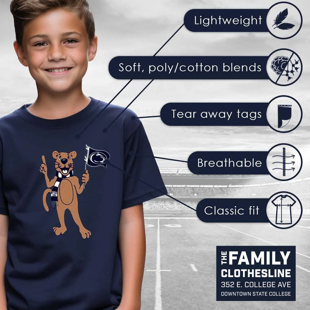 Penn State Youth Mascot Flag T-shirt - Image 6