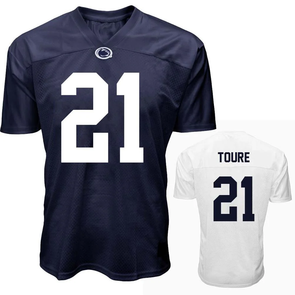 Penn State Youth NIL Vaboue Toure #21 Football Jersey