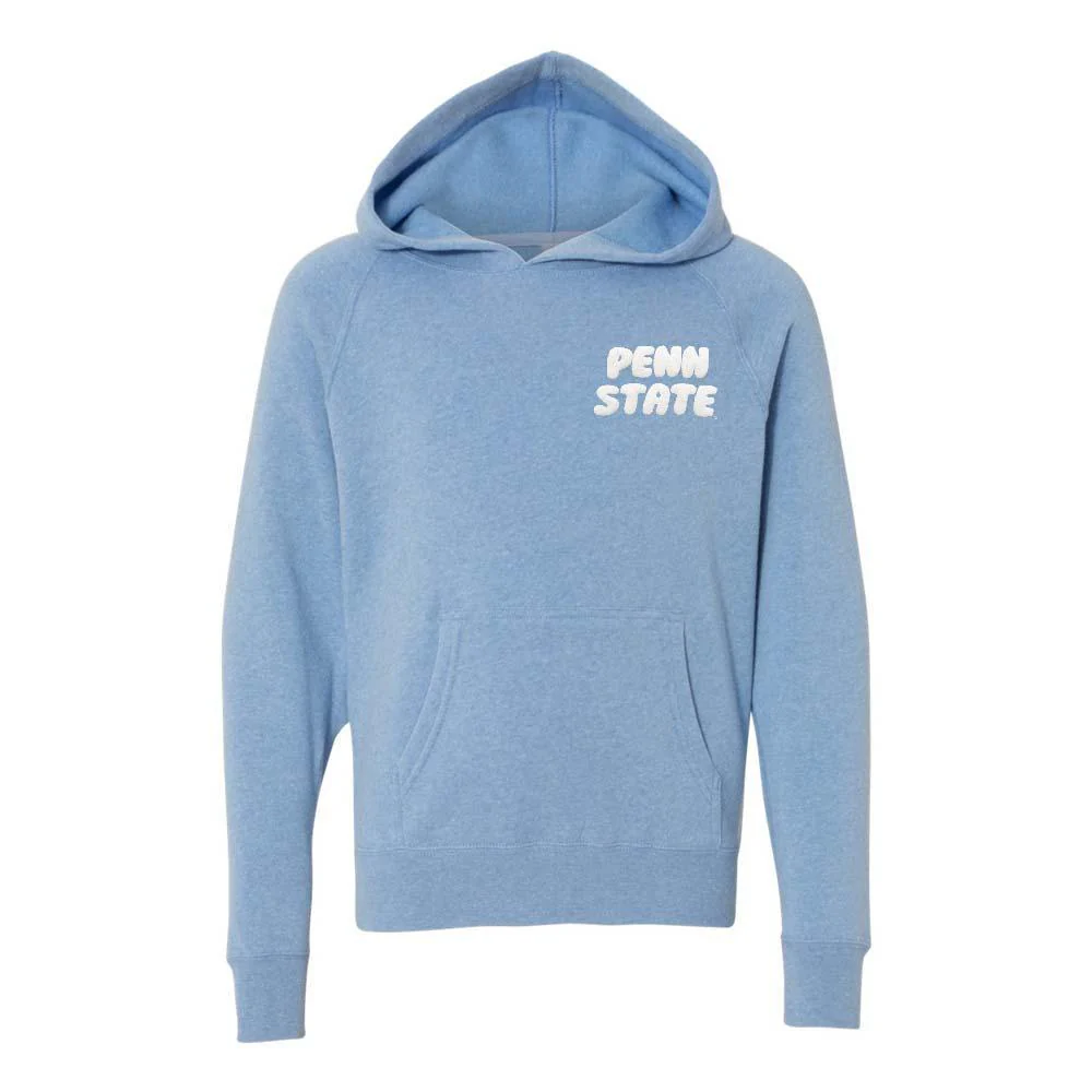 Penn State Youth Puff Print Hooded Sweatshirt - Image 3