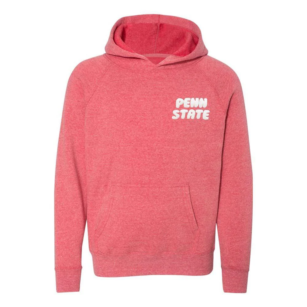 Penn State Youth Puff Print Hooded Sweatshirt - Image 4