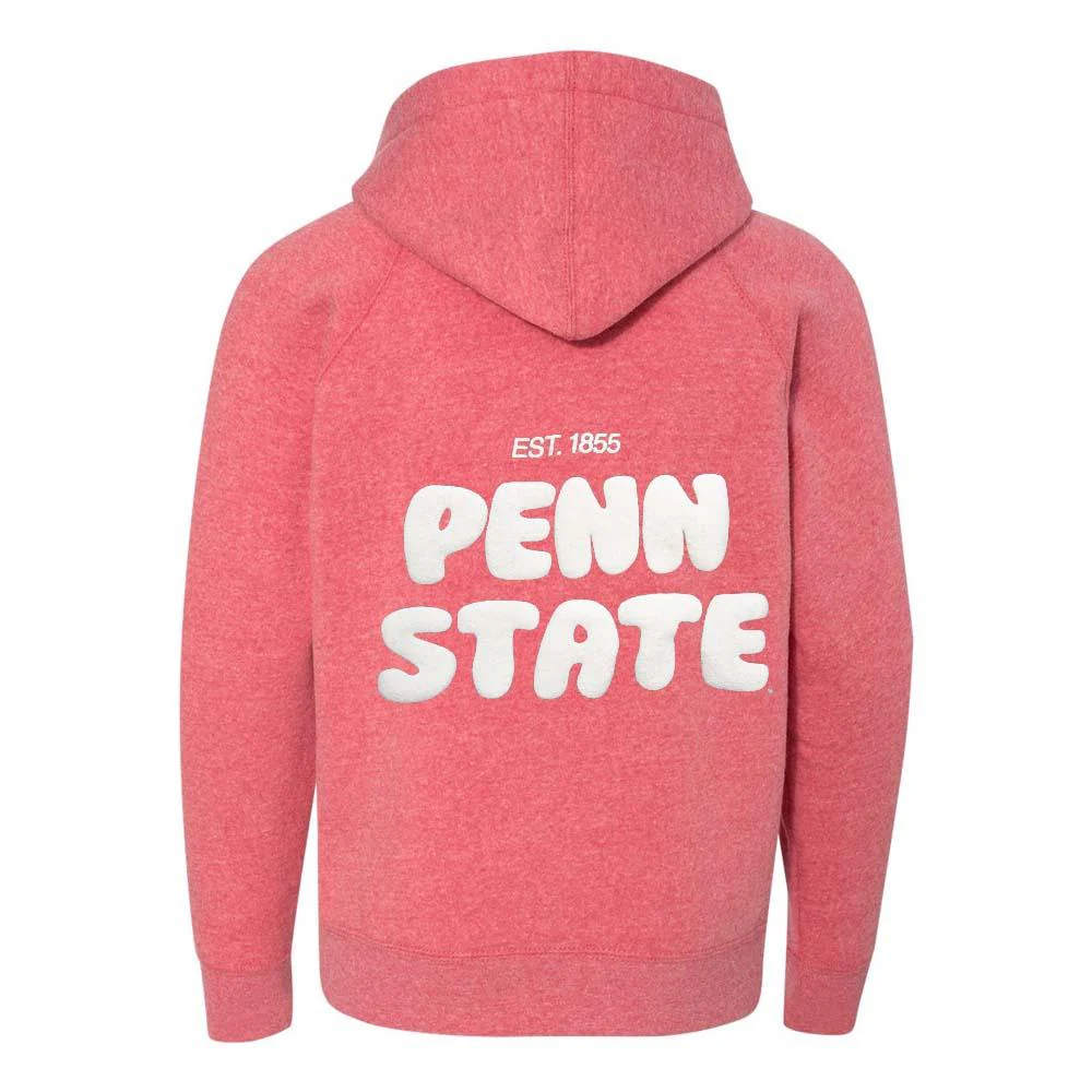 Penn State Youth Puff Print Hooded Sweatshirt - Image 6