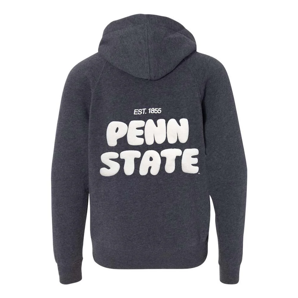 Penn State Youth Puff Print Hooded Sweatshirt - Image 7