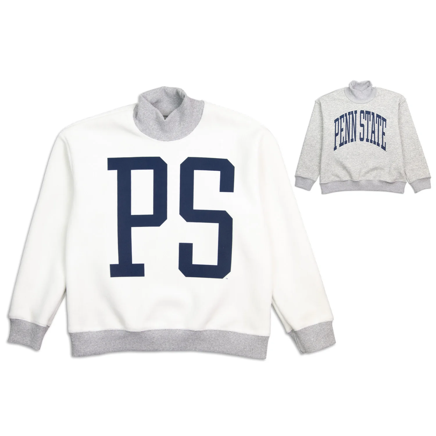 Penn State Youth Reversible Mock-Neck Crew
