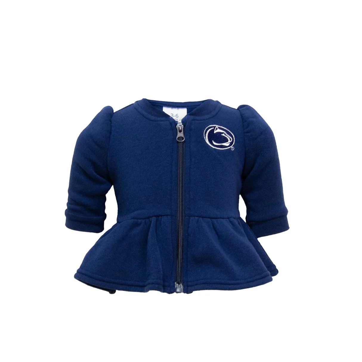 Penn State Infant Peplum Full Zip Jacket - Image 2