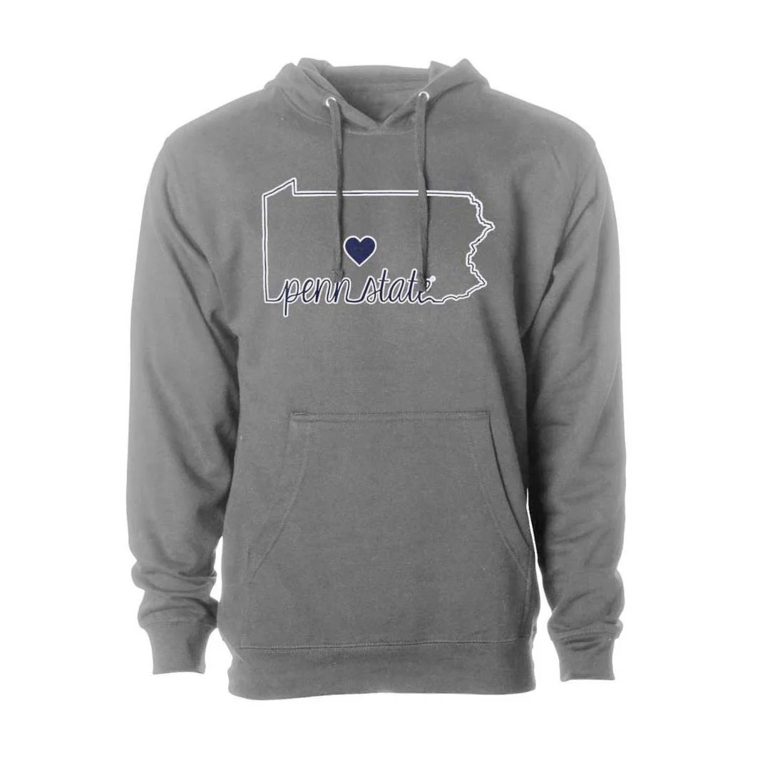 Pennsylvania Heart State Hooded Sweatshirt - Image 2