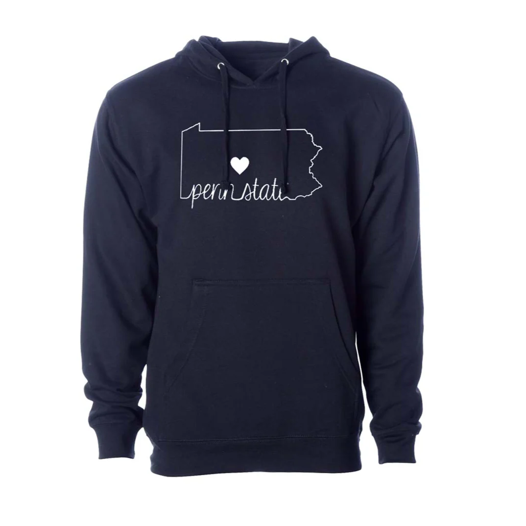 Pennsylvania Heart State Hooded Sweatshirt - Image 3