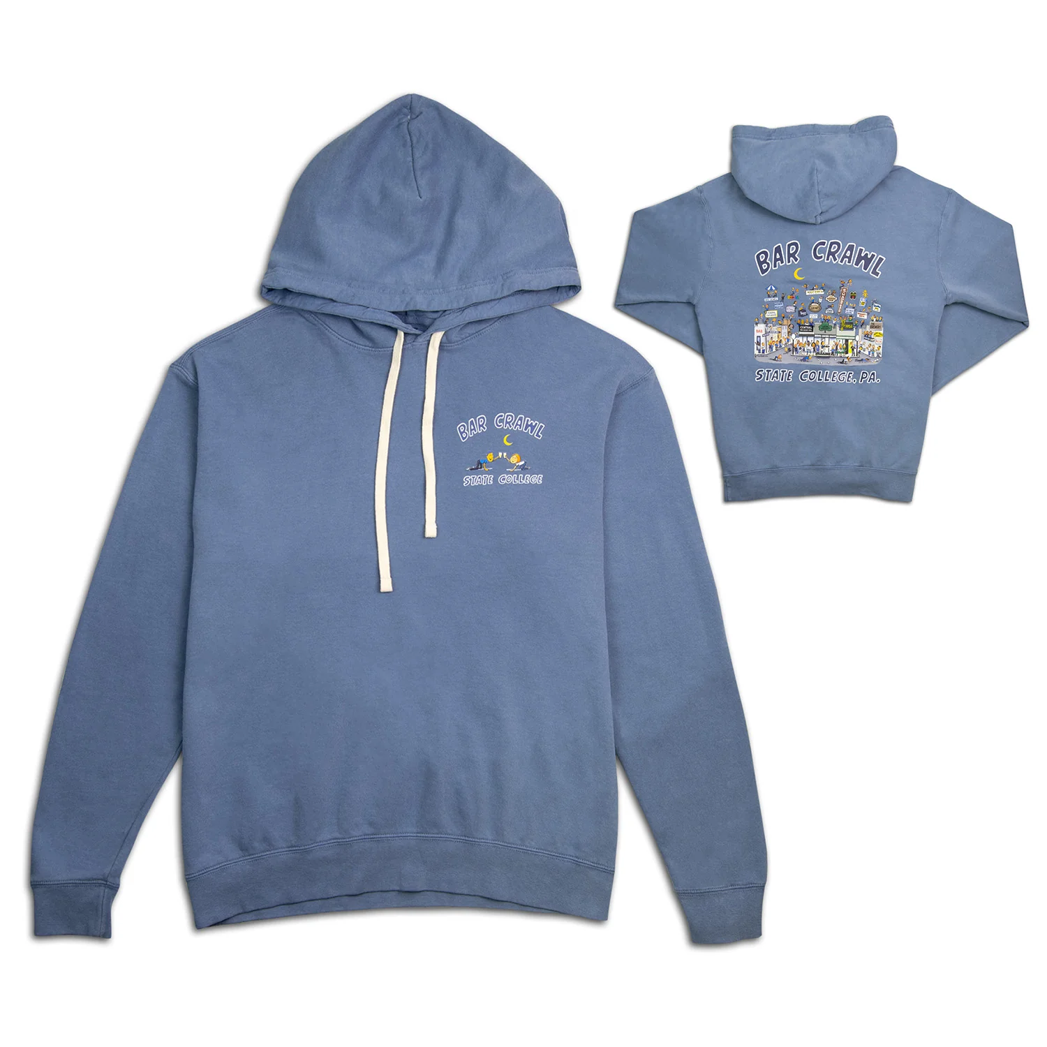 State College Bar Crawl Hooded Sweatshirt