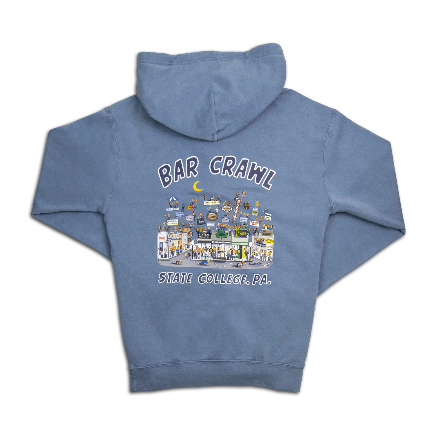 State College Bar Crawl Hooded Sweatshirt - Image 3
