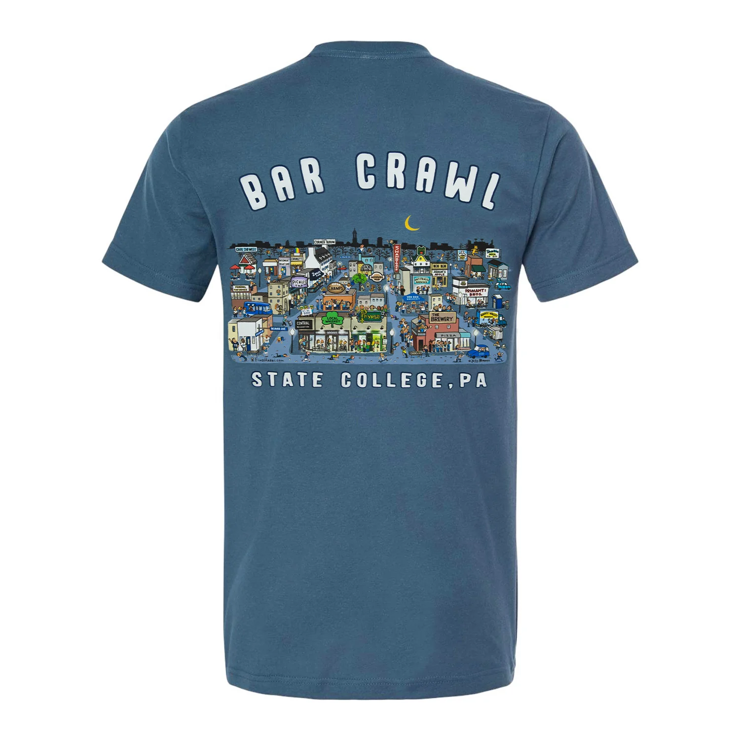 State College Bar Crawl T-Shirt - Image 4